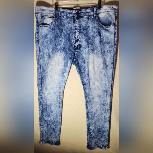 ‎Chams Acid Stonewash Jeans size 42/31 - Picture 1 of 3